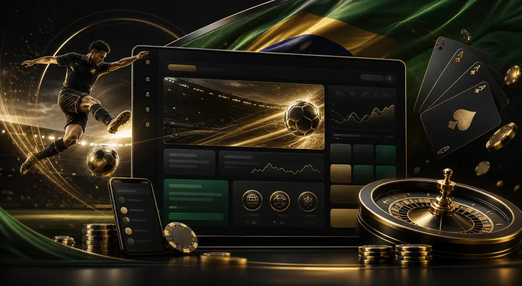 Interface digital da Realsbet para usuários no Brasil