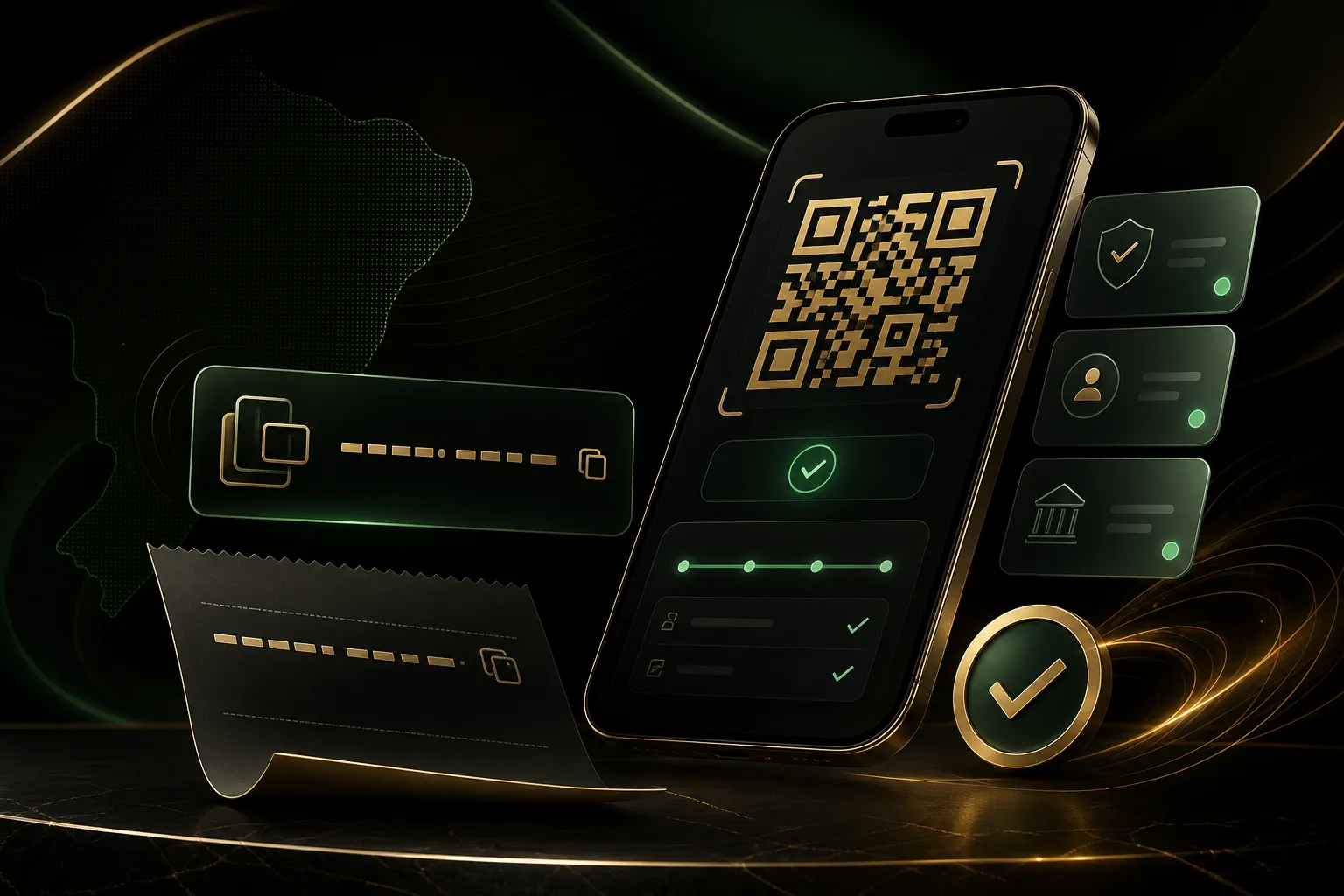Pix no Brasil com QR Code e conferência de pagamento